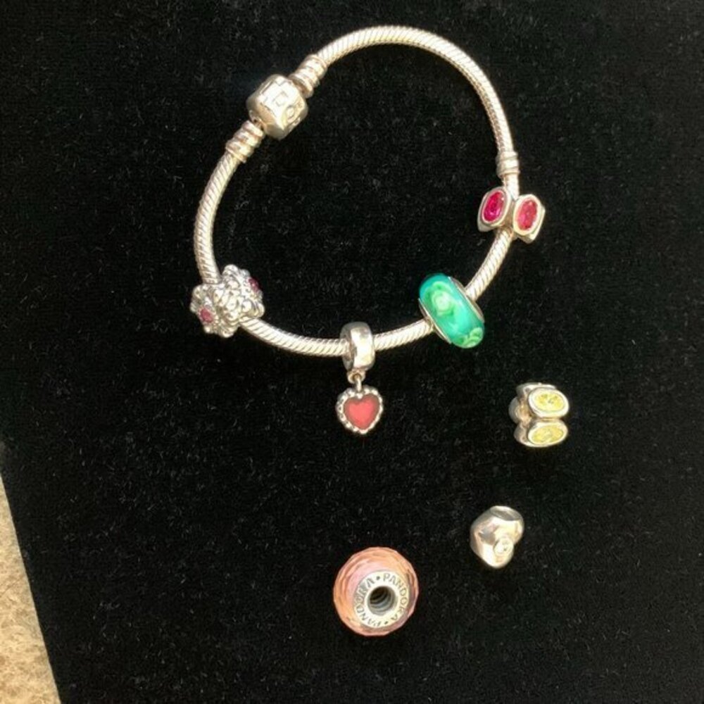 Pandora Bracelet with 7 Charms